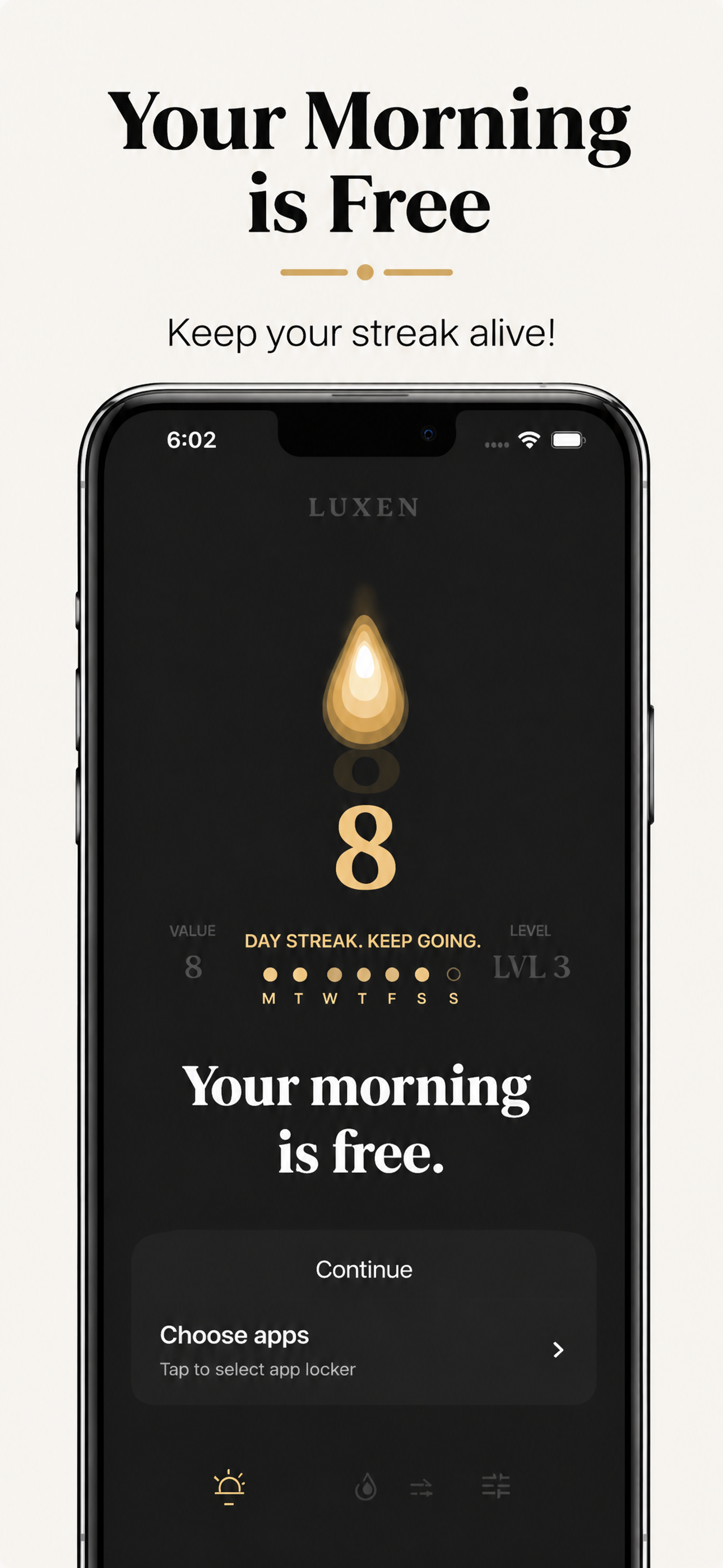Luxen App Screen